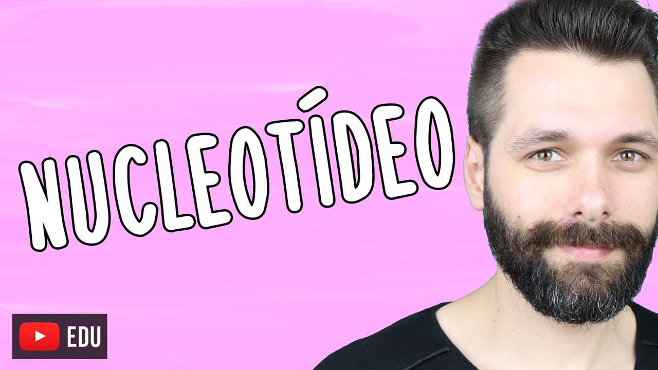 Thumbnail: NUCLEOTÍDEOS e NUCLEOSÍDEOS - Estrutura e Função | Biologia com Samuel Cunha