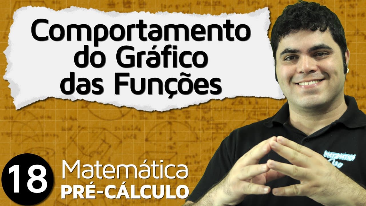 Thumbnail: Pré-Cálculo 18 - FUNÇÕES: COMPORTAMENTO DO GRÁFICO DE FUNÇÕES OBTIDAS DE OUTRAS