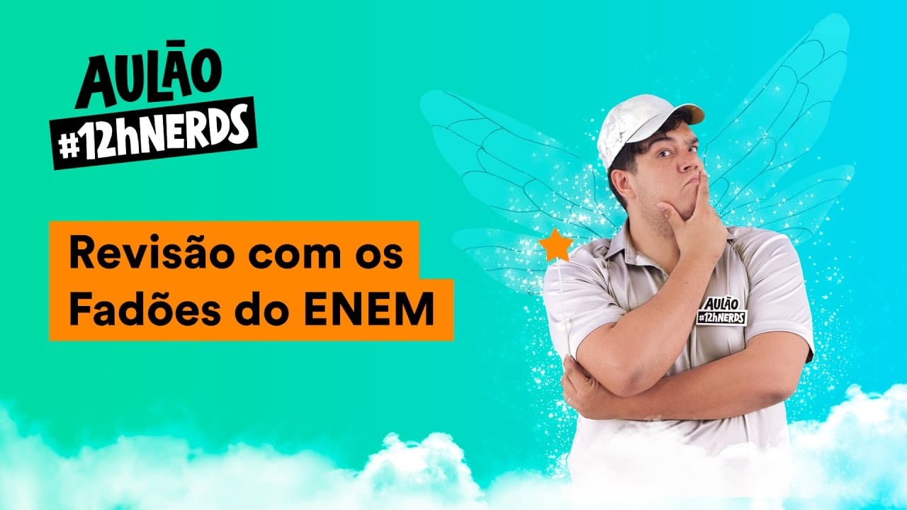 Thumbnail: Revisão ENEM - Matemática: Porcentagem - Mande dúvidas com #12hNerds