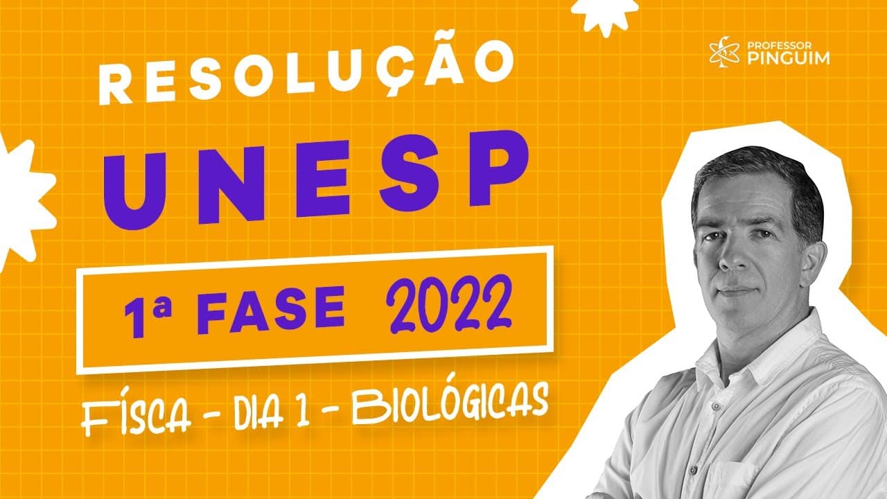 Thumbnail: UNESP GABARITO  1 FASE 2022  🐧  Professor Pinguim