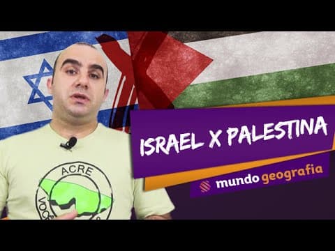 Thumbnail da aula: ⚠️ Conflito entre Israel e Palestina - Mundo Atualidades - ENEM