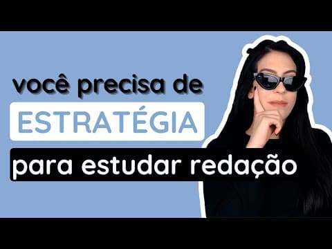 Thumbnail da aula: O que é ESSENCIAL para estudar redação?