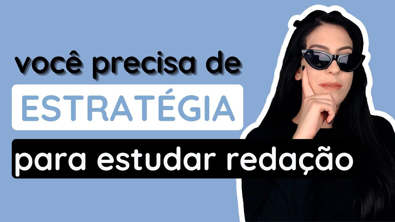 Thumbnail: O que é ESSENCIAL para estudar redação?