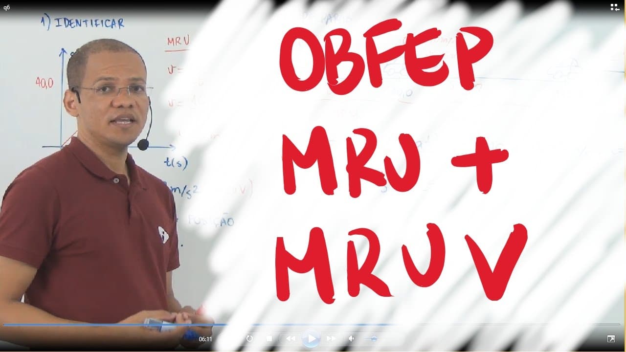 Thumbnail: MRU e MRUV - OBFEP 2013 - 6/20