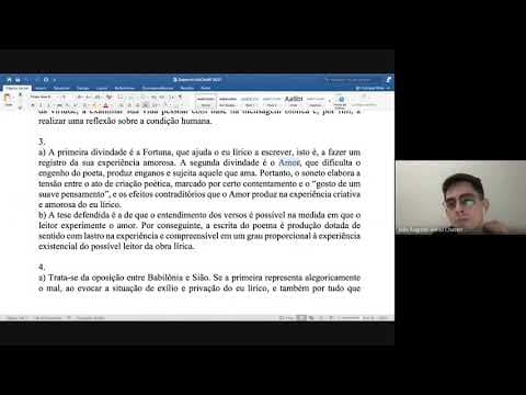 Thumbnail da aula: Exercícios de revisão (2a fase) - Obras literárias UNICAMP 2021