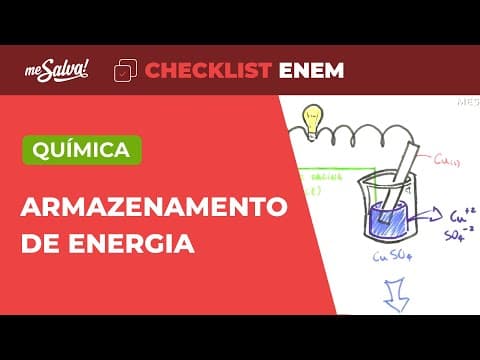 Thumbnail da aula: Eletroquímica: Pilha - Química | Checklist ENEM | Me Salva!