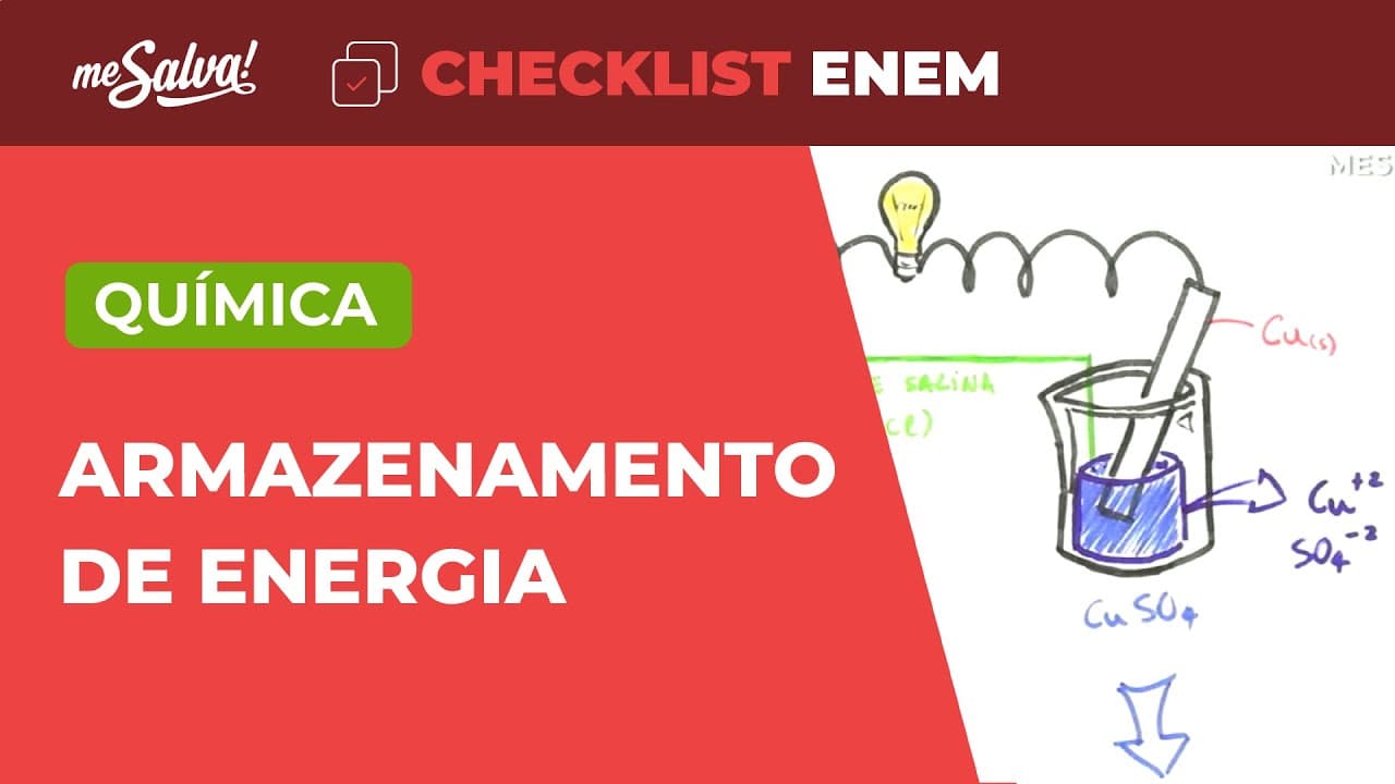 Thumbnail: Eletroquímica: Pilha - Química | Checklist ENEM | Me Salva!