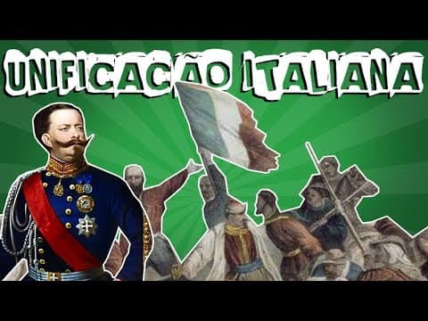 Thumbnail da aula: HISTÓRIA GERAL #19.2 RISORGIMENTO: A UNIFICAÇÃO DA ITÁLIA