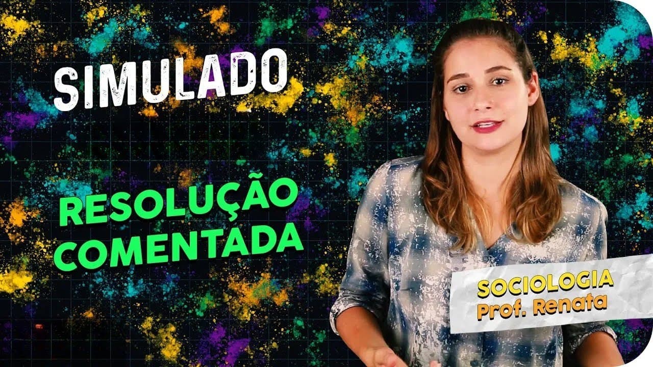 Thumbnail: Resolução Sociologia | Simulado de Humanas