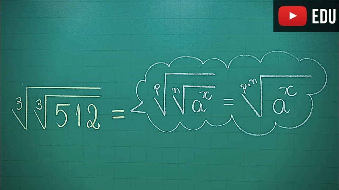Thumbnail: 🔎 Raiz de uma Raiz - Propriedade dos Radicais - Professora Angela Matemática