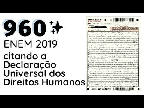 Thumbnail da aula: 960 citando a Declaração Universal dos Direitos Humanos