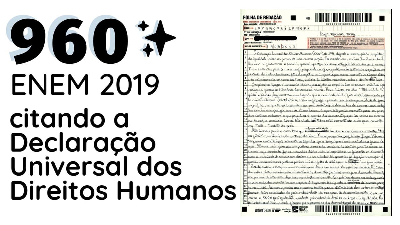 Thumbnail: 960 citando a Declaração Universal dos Direitos Humanos