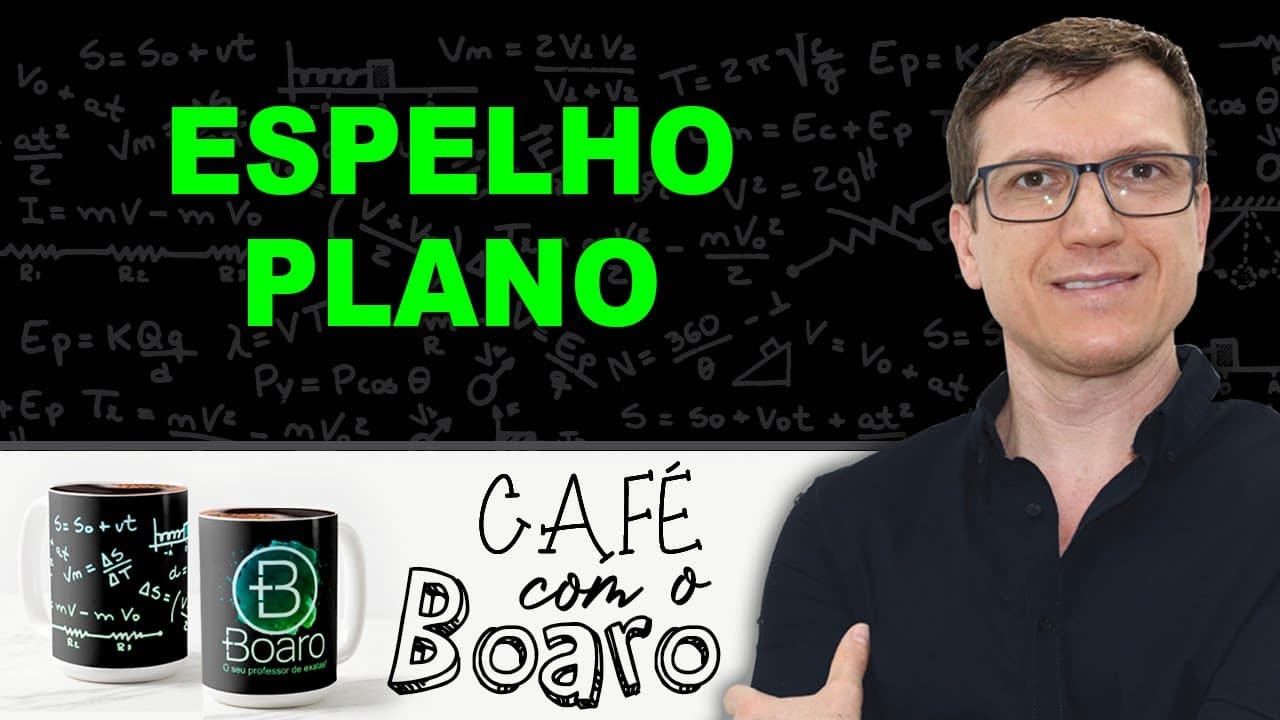 Thumbnail: ESPELHO PLANO - Óptica - EXERCÍCIOS para REVISÃO de FÍSICA - EXC082