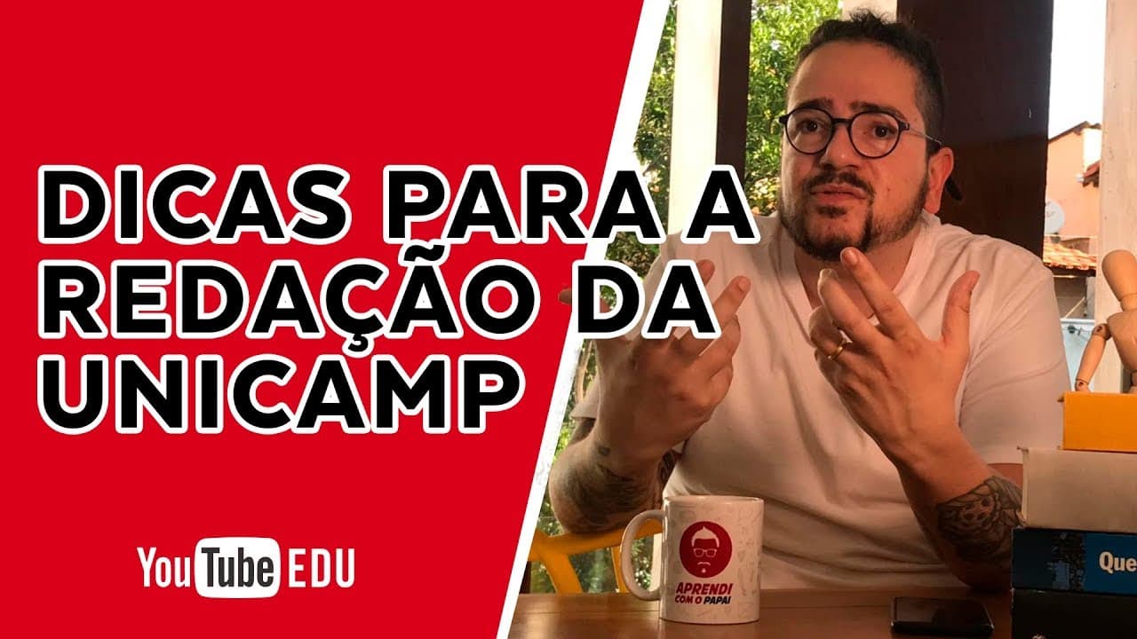 Thumbnail: Dicas para a REDAÇÃO da Unicamp