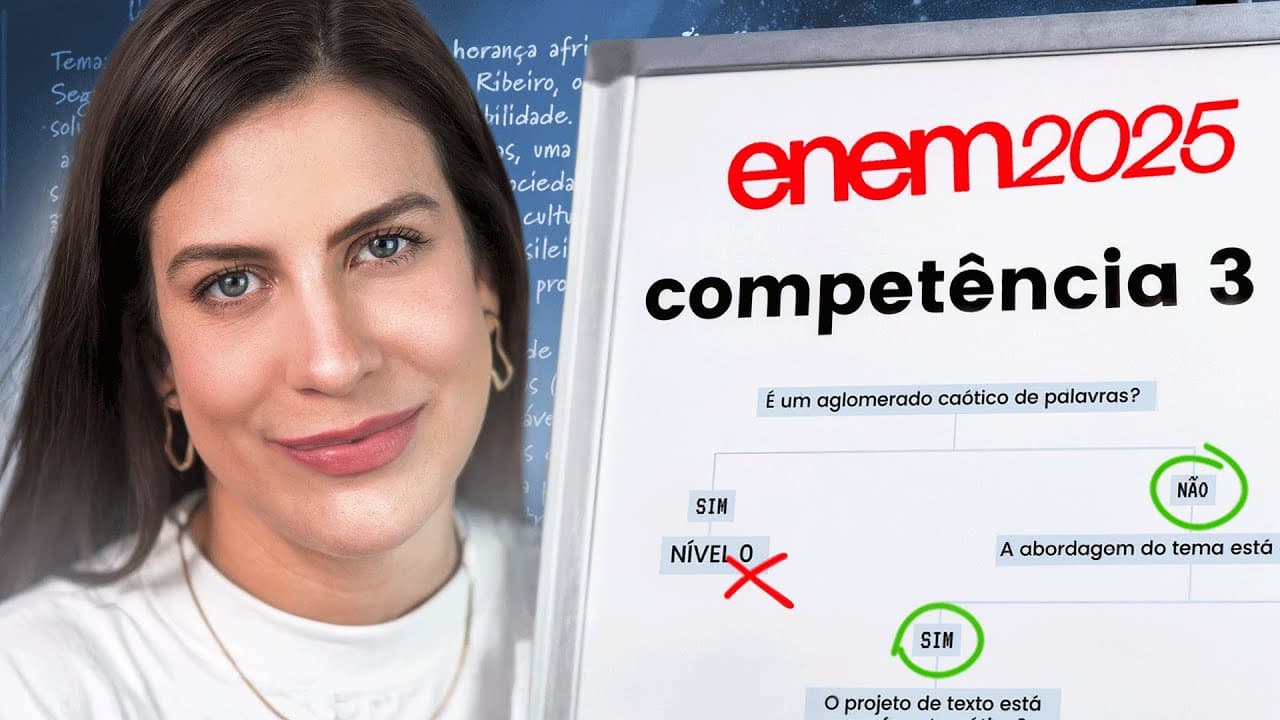 Thumbnail: Melhore sua ARGUMENTAÇÃO na Redação do Enem 2025
