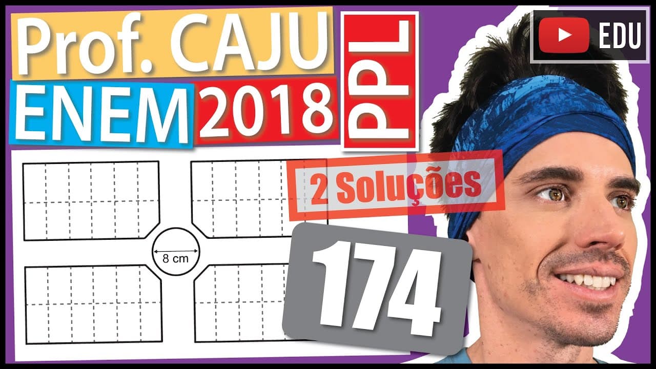 Thumbnail: [ENEM 2018 PPL] 174 📓 ESCALA A figura a seguir representa parte da planta de um loteamento, em que