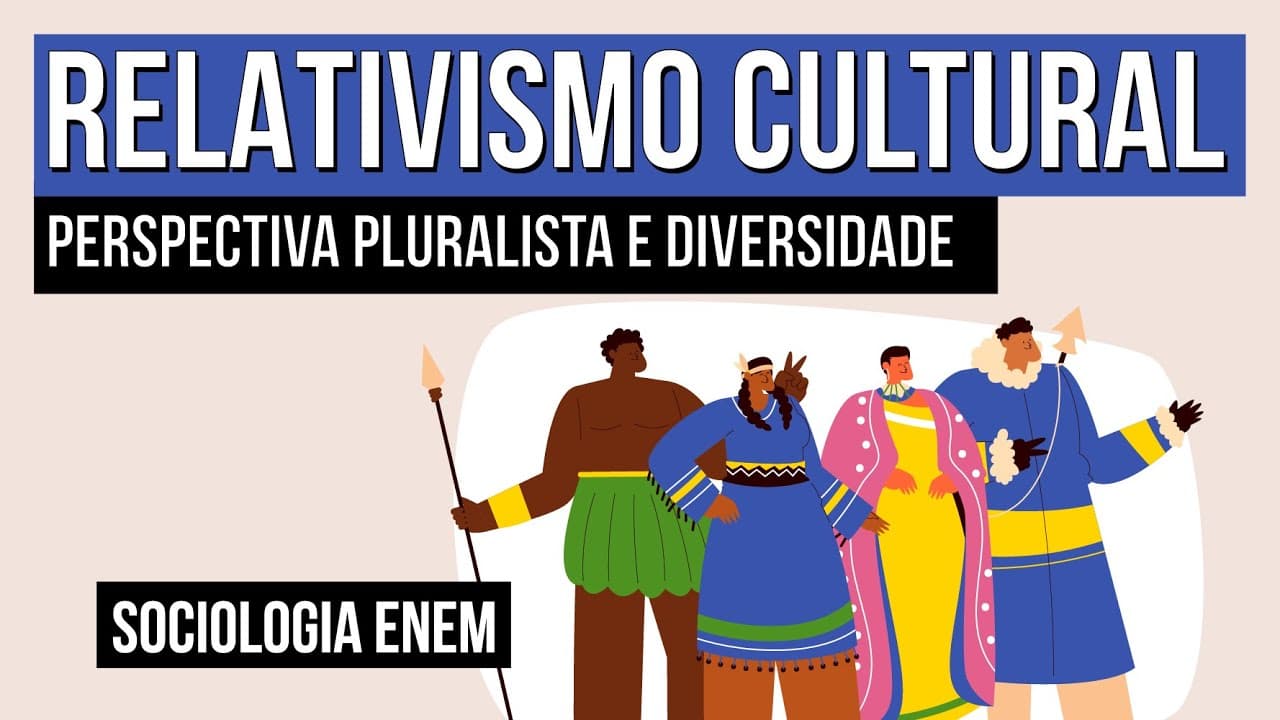 Thumbnail: RELATIVISMO CULTURAL: perspectiva pluralista e diversidade | Sociologia para o Enem | Fábio Pereira