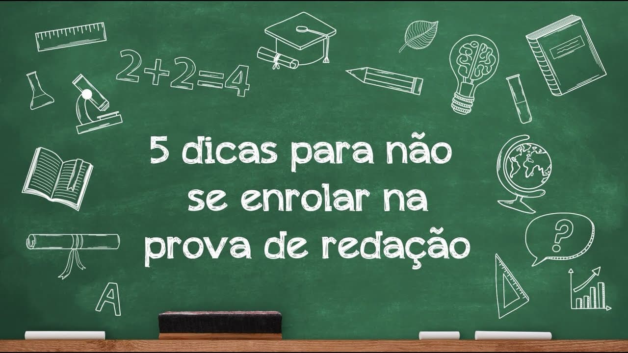 Thumbnail: Videoaulas Poliedro | 5 dicas para não se enrolar na prova de redação do Enem