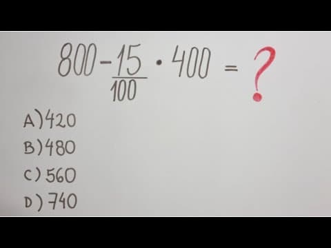 Thumbnail da aula: 🔥 HELP MATEMÁTICA BÁSICA -  Sabes calcular expressão numérica?  #377