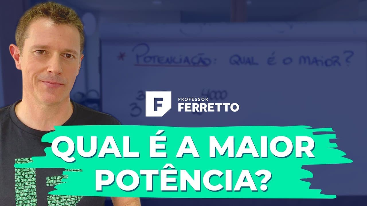 Thumbnail: Potências - Qual é o maior? 🤔