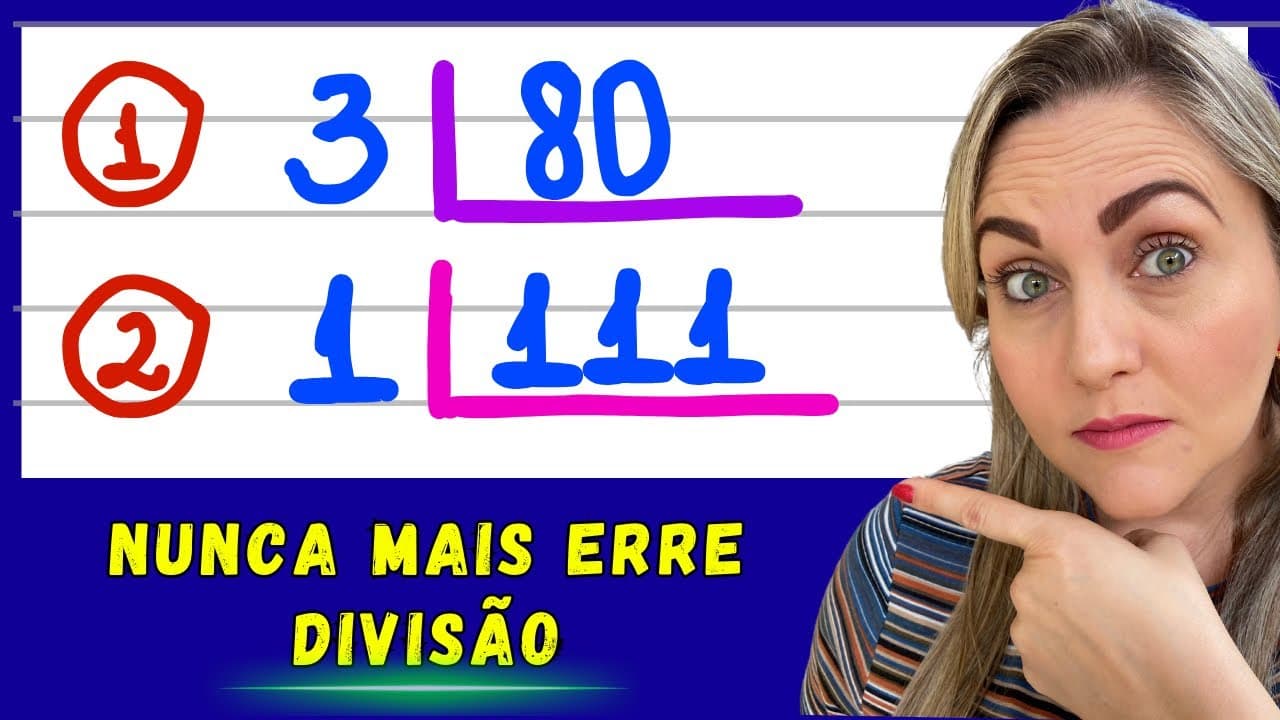 Thumbnail: DIVISÃO COM NÚMERO MENOR NO DIVIDENDO ! VOCÊ PRECISA VER ESSA DICA . EXPLICAÇÃO DO CONTEÚDO! 📚🚀