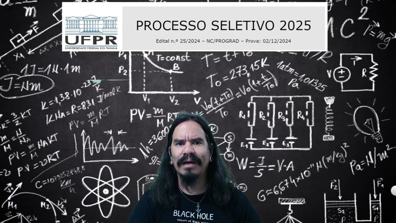 Thumbnail: UFPR 2025 (2ª Fase) - Questão 07