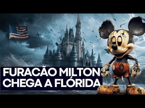 Thumbnail da aula: A Fúria do Furacão Milton: Categoria 5 ATINGE a Flórida