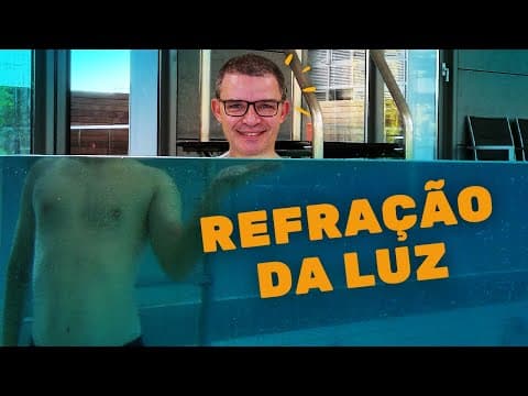 Thumbnail da aula: Como ocorre a REFRAÇÃO DA LUZ