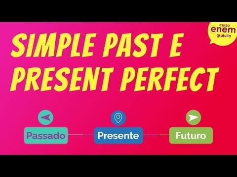 Thumbnail da aula: SIMPLE PAST E PRESENT PERFECT | Resumo de Inglês para o Enem