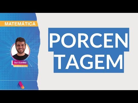 Thumbnail da aula: REVISÃO VESTIBULAR UFRGS | MATEMÁTICA 6: PORCENTAGEM | Curso Alternativa A