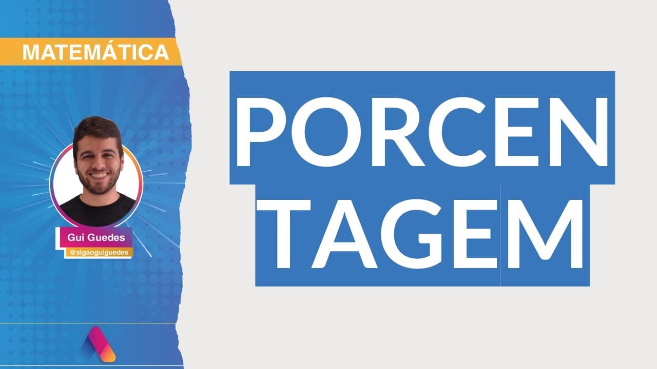 Thumbnail: REVISÃO VESTIBULAR UFRGS | MATEMÁTICA 6: PORCENTAGEM | Curso Alternativa A