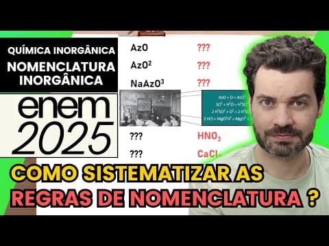 Thumbnail da aula: ✏️ENEM 2025 |  No início do século XX, as fórmulas das substâncias eram representadas de modo