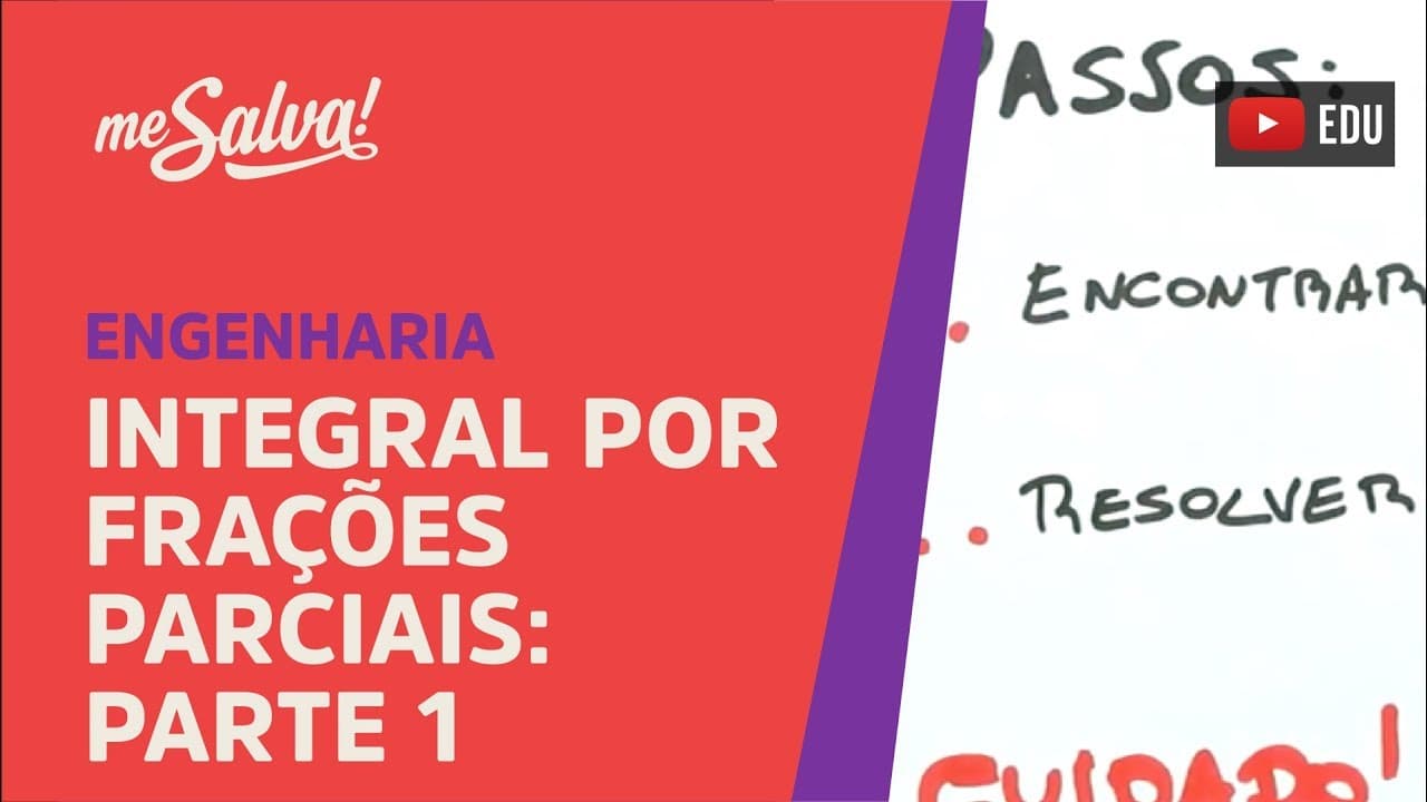 Thumbnail: Me Salva! INT37 - Integral por Frações Parciais: Parte 1
