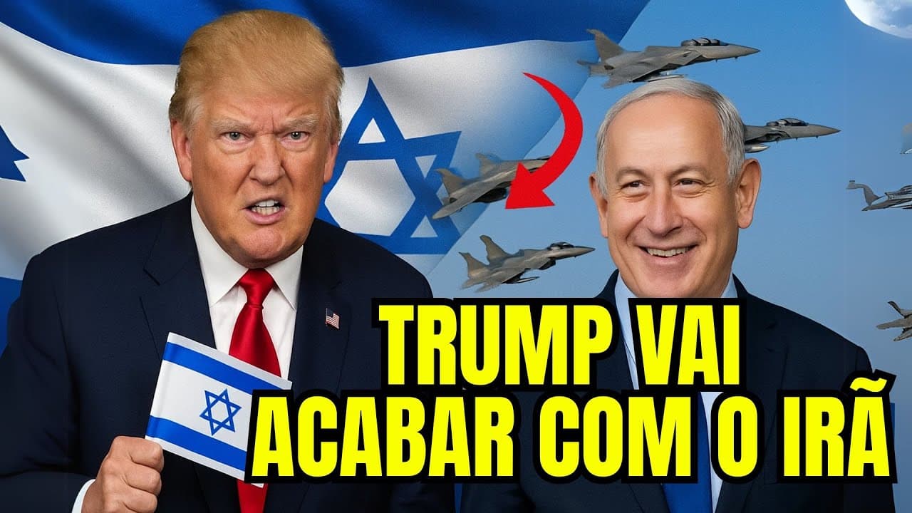 Thumbnail: TRUMP VAI COMETER UM ERRO AO ATACAR O IRÃ!