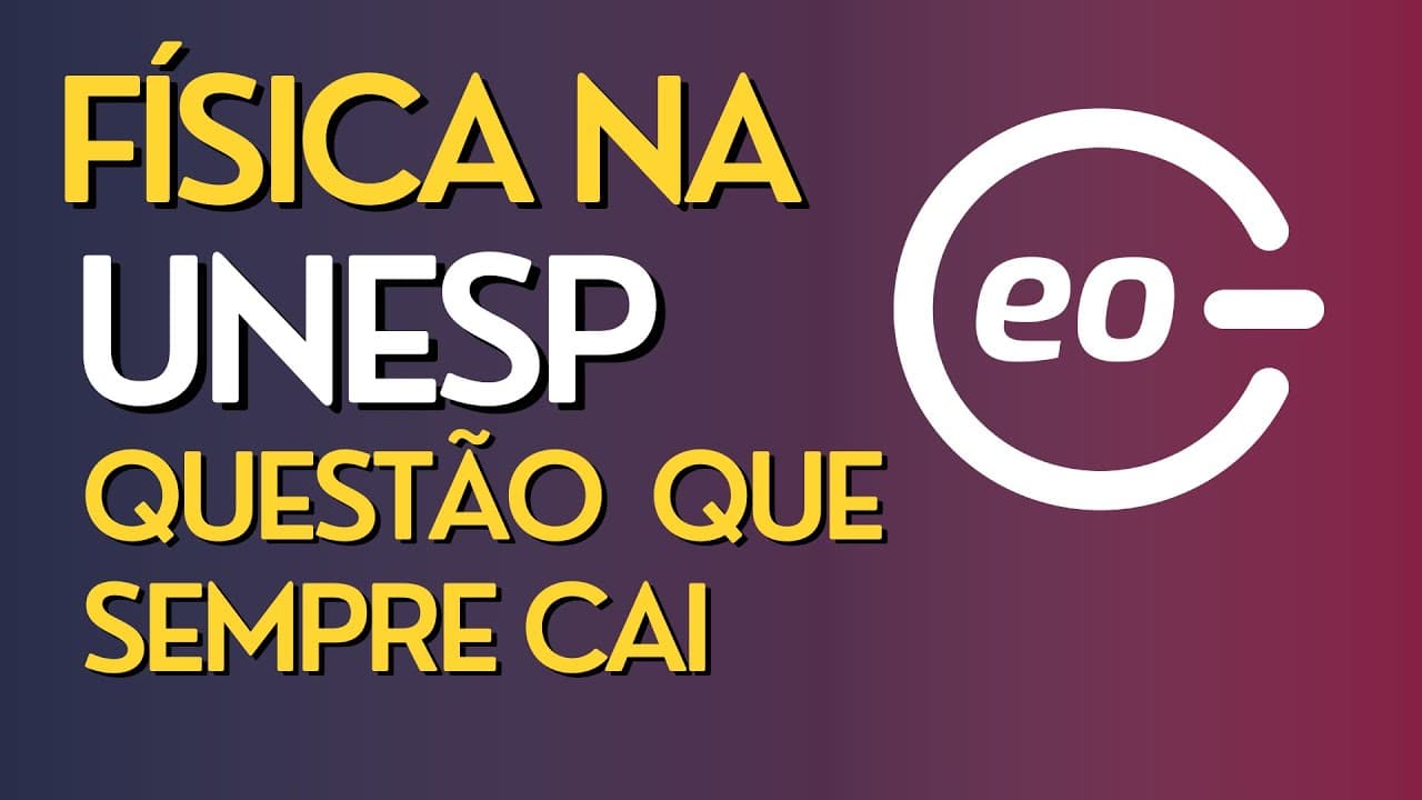 Thumbnail: Física para UNESP 2024 | Resolução da prova de Física|