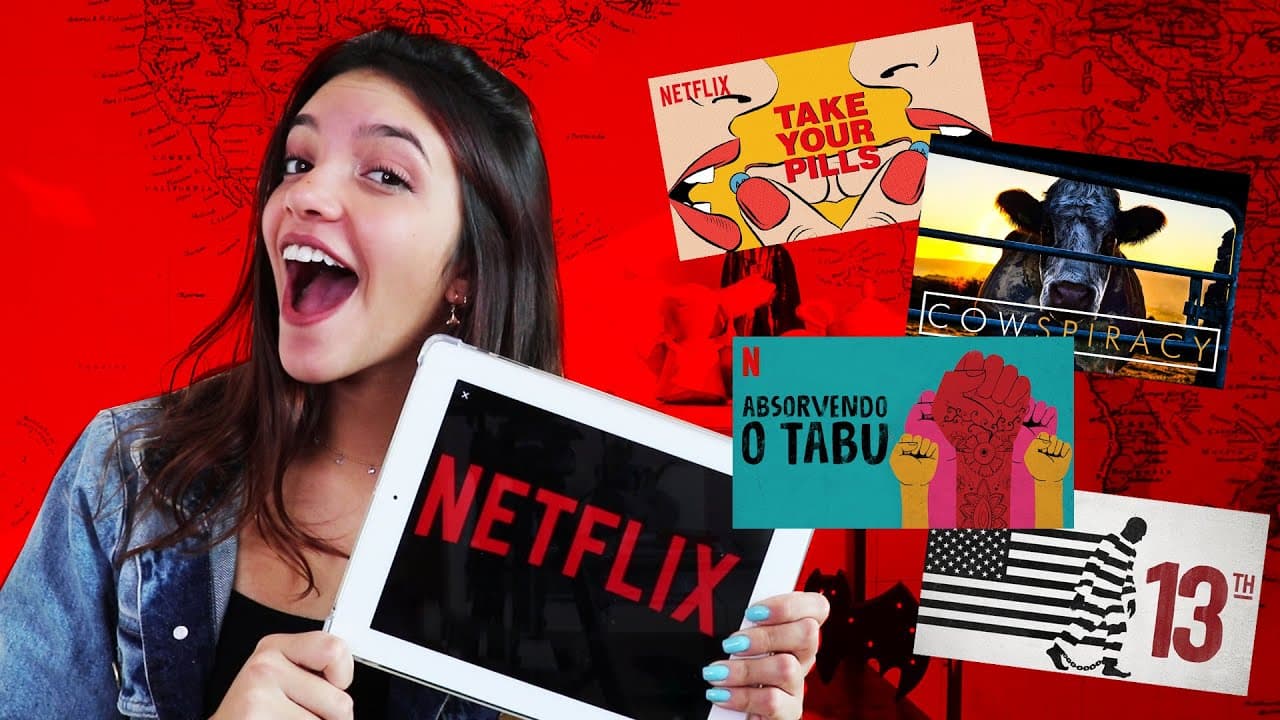 Thumbnail: 10 DOCUMENTÁRIOS PARA VER ANTES DO ENEM - Débora Aladim