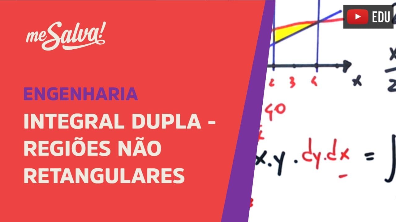 Thumbnail: Me Salva! ITD03 - Integral Dupla - Regiões não retangulares Exemplo 1