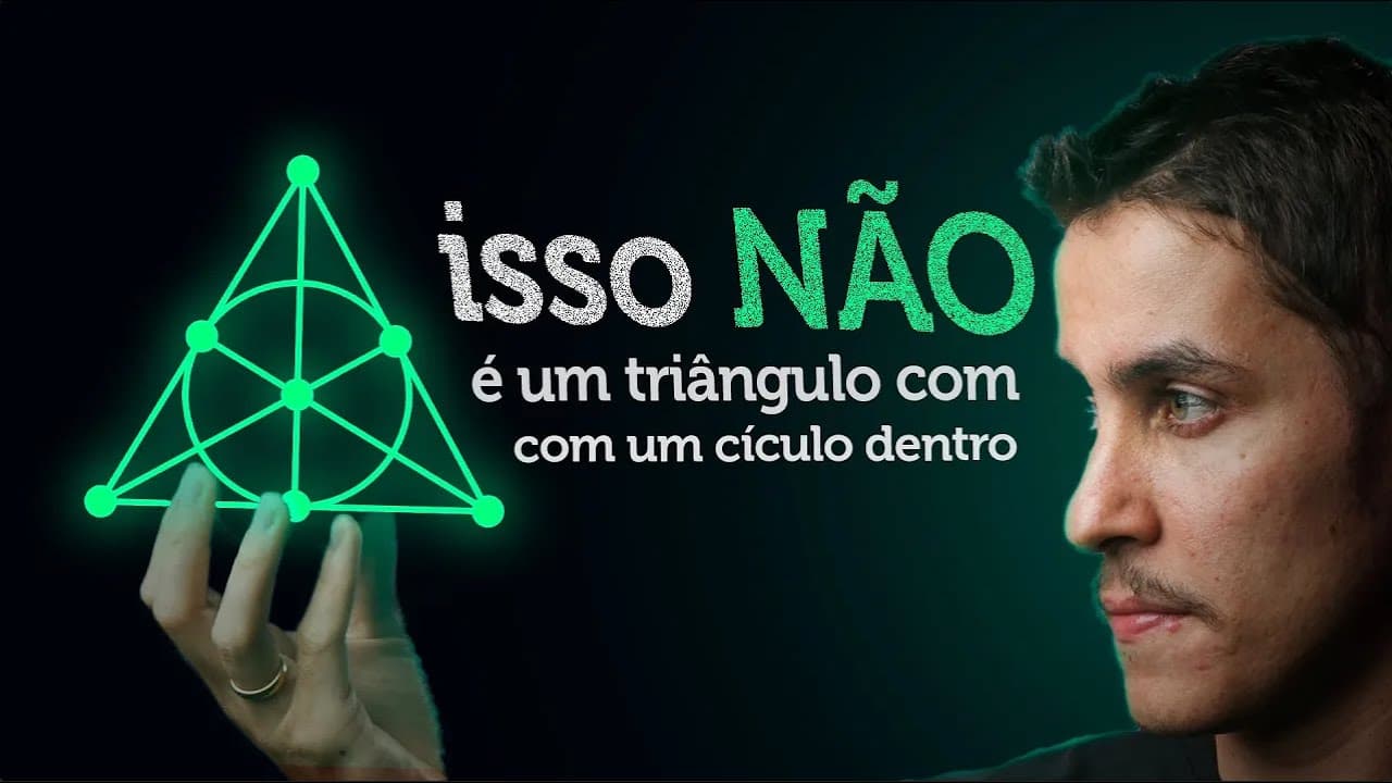 Thumbnail: Uma RETA pode fazer CURVA? Conheça o PLANO de FANO