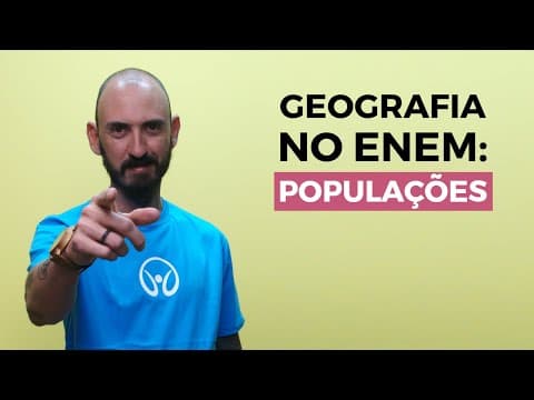 Thumbnail da aula: Geografia no Enem: Populações - Brasil Escola