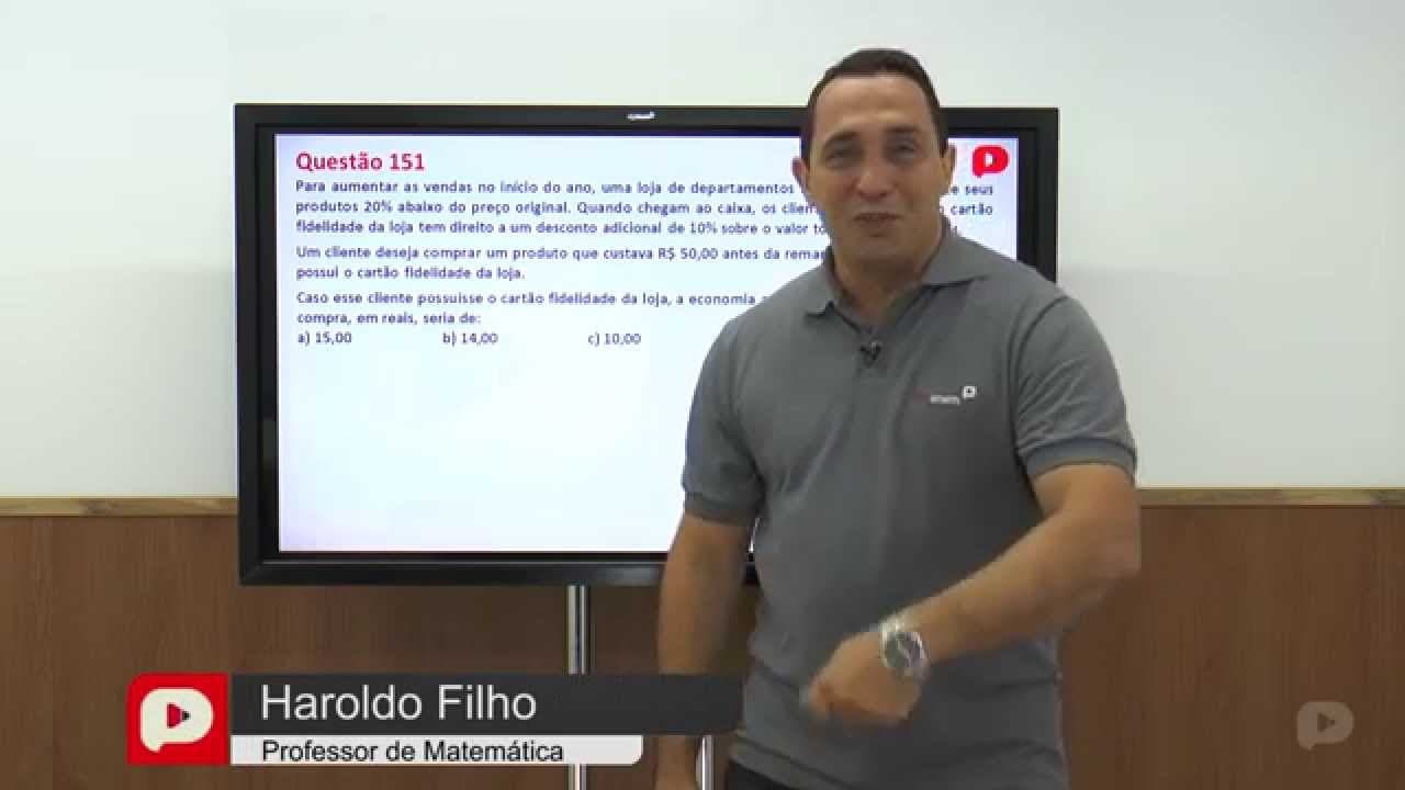 Thumbnail: Q.151-ENEM 2013-Matemática e suas tecnologias (Amarela)