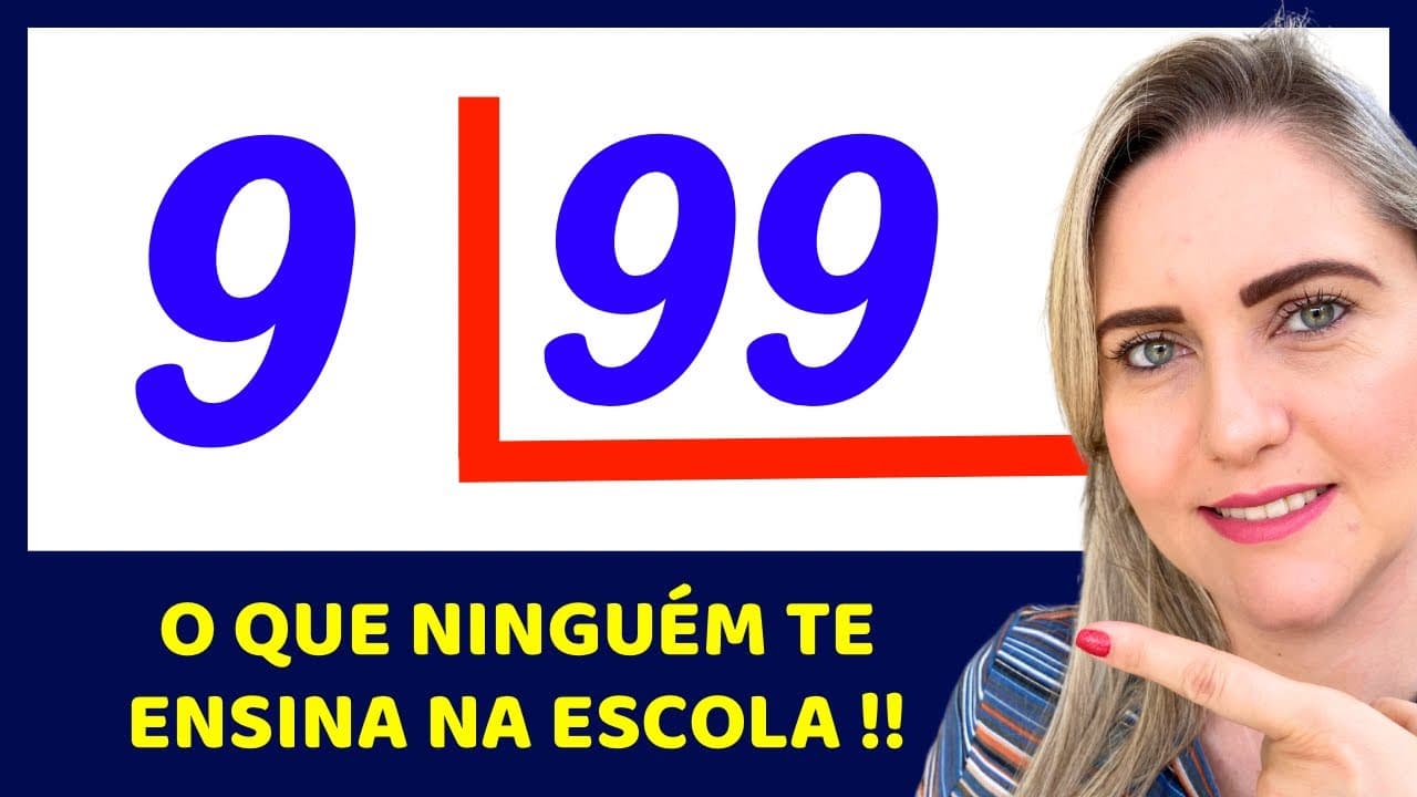 Thumbnail: 🤯NUNCA MAIS ERRE DIVISÃO !! Matemática básica todo dia.📚🚀