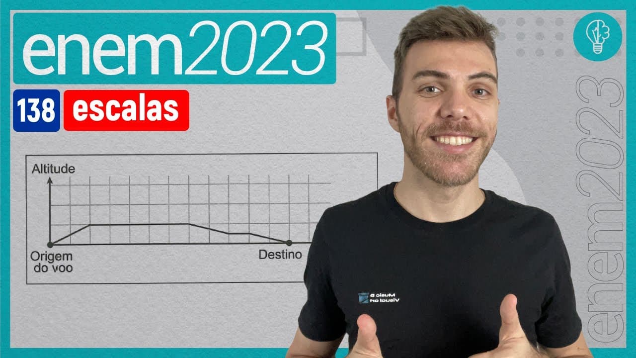 Thumbnail: ENEM 2023 - Um controlador de voo dispõe de um instrumento que descreve a altitude de uma - ESCALAS