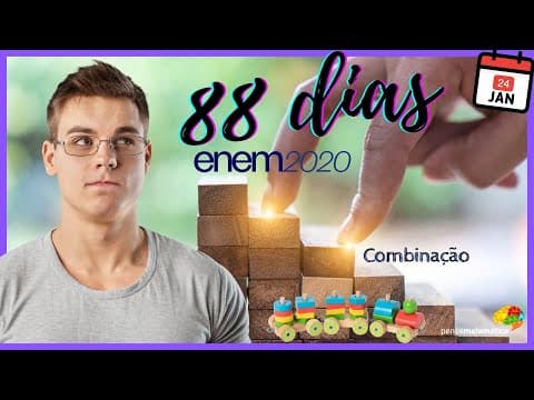 Thumbnail da aula: 🚂Questão 88 dias Enem 2020 - Combinação🚂