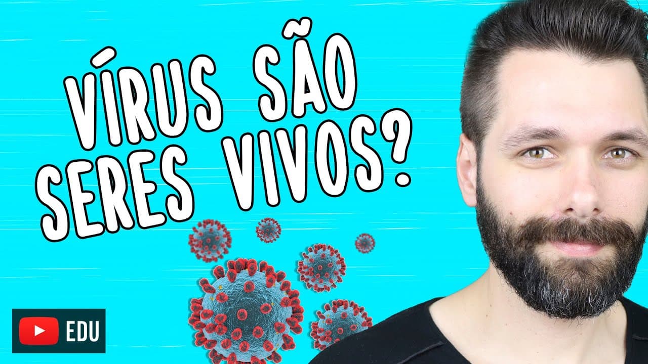 Thumbnail: VÍRUS SÃO SERES VIVOS? | Biologia com Samuel Cunha