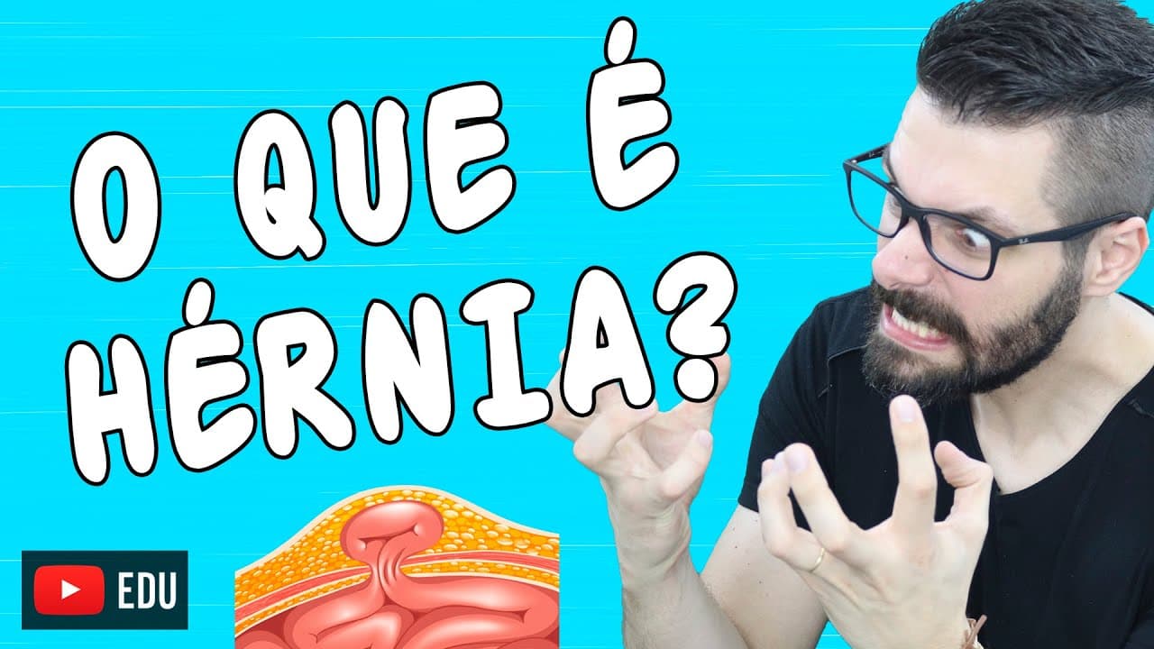 Thumbnail: HÉRNIA - O que é, tipos e sintomas | Biologia com Samuel Cunha