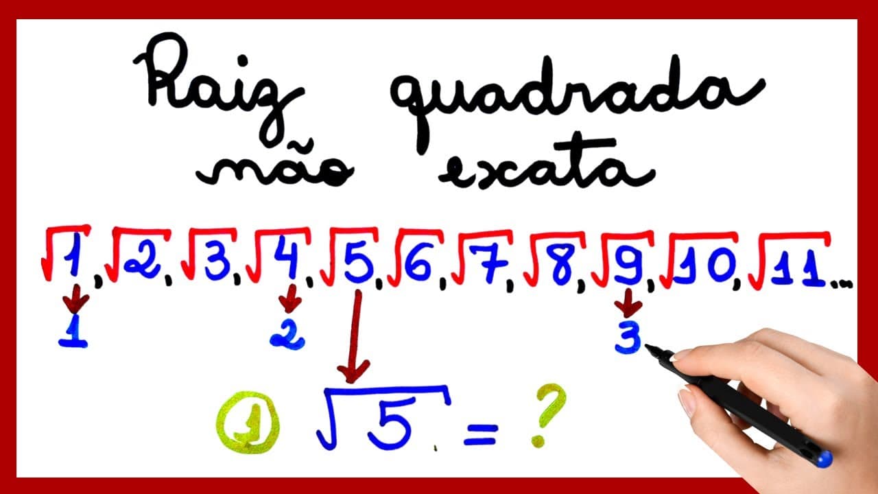 Thumbnail: RAIZ QUADRADA NÃO EXATA!! RAIZ APROXIMADA!!