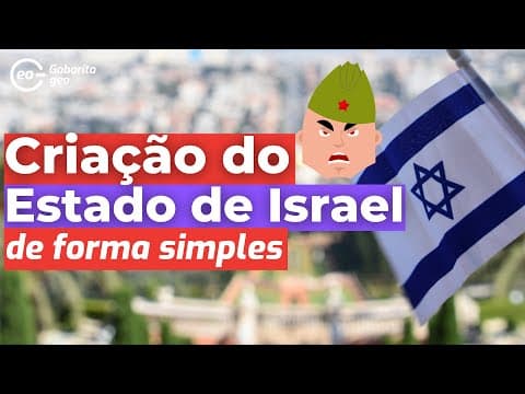 Thumbnail da aula: ENTENDA de forma simples a CRIAÇÃO DO ESTADO DE ISRAEL | Cortes Geopolítica |
