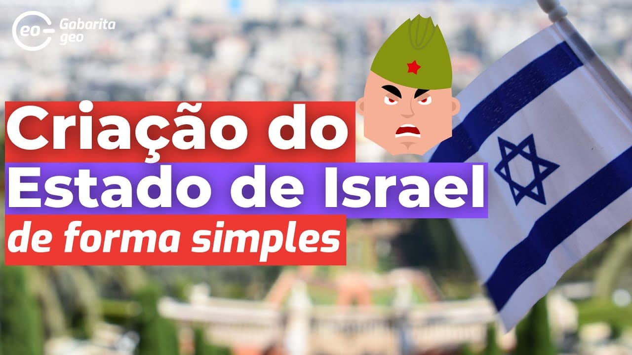 Thumbnail: ENTENDA de forma simples a CRIAÇÃO DO ESTADO DE ISRAEL | Cortes Geopolítica |