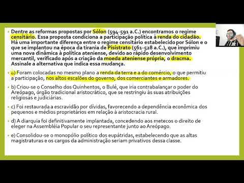 Thumbnail da aula: Resolução questões parte 2 ENEM - HISTÓRIA
