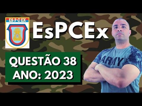 Thumbnail da aula: [EsPCEx 2023/Q38] Durante o curso de formação, um dos experimentos de investigação realizados pelos